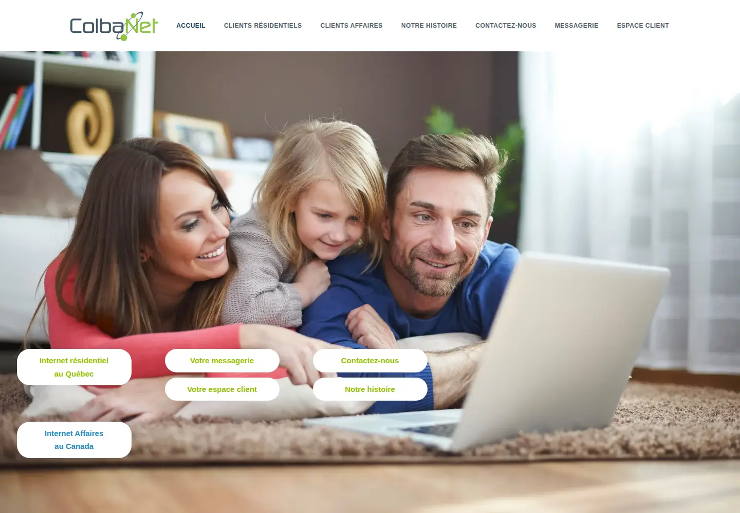 Captured homepage of colba.net in the current scan