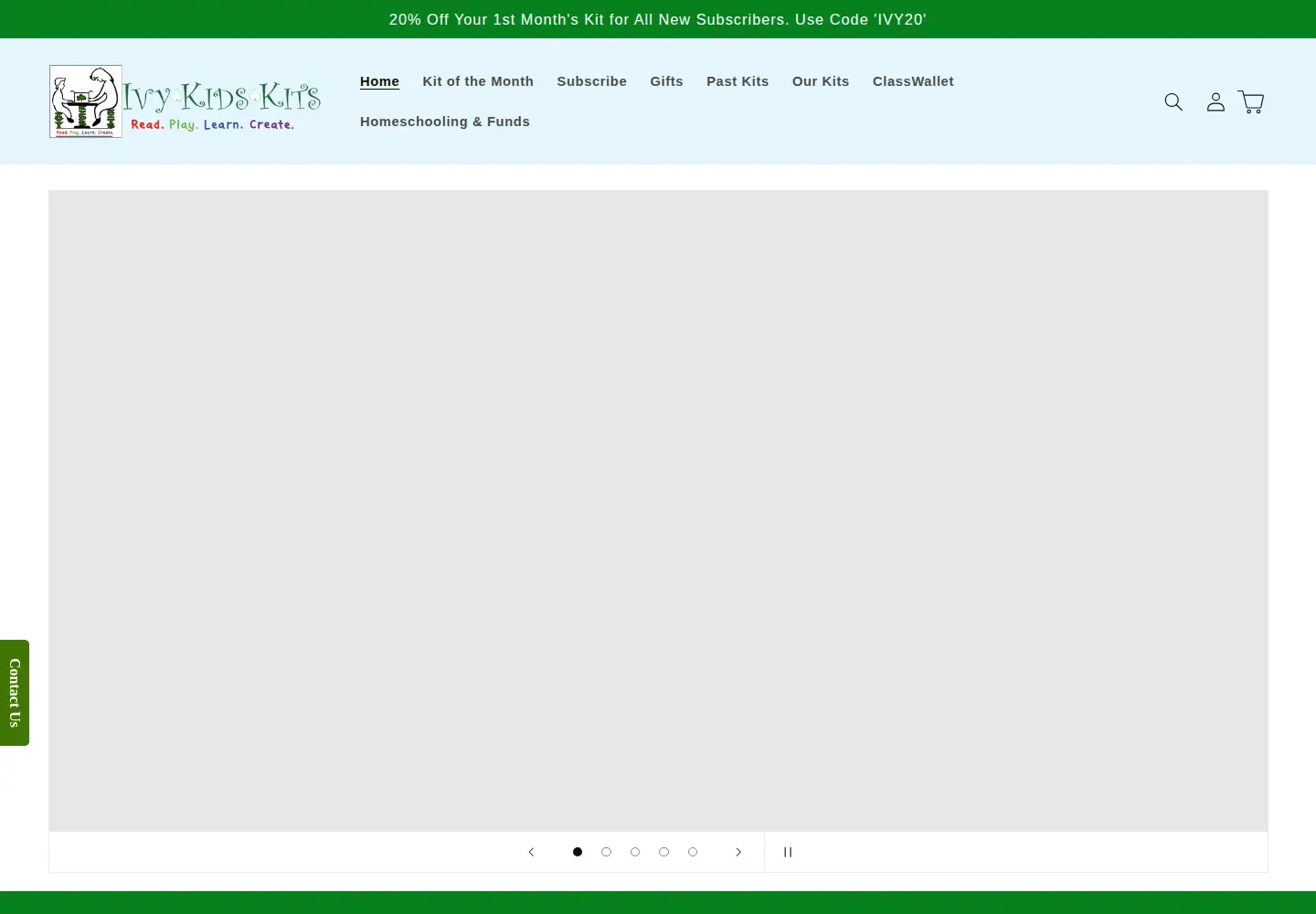 Screenshot of ivy-kids.com