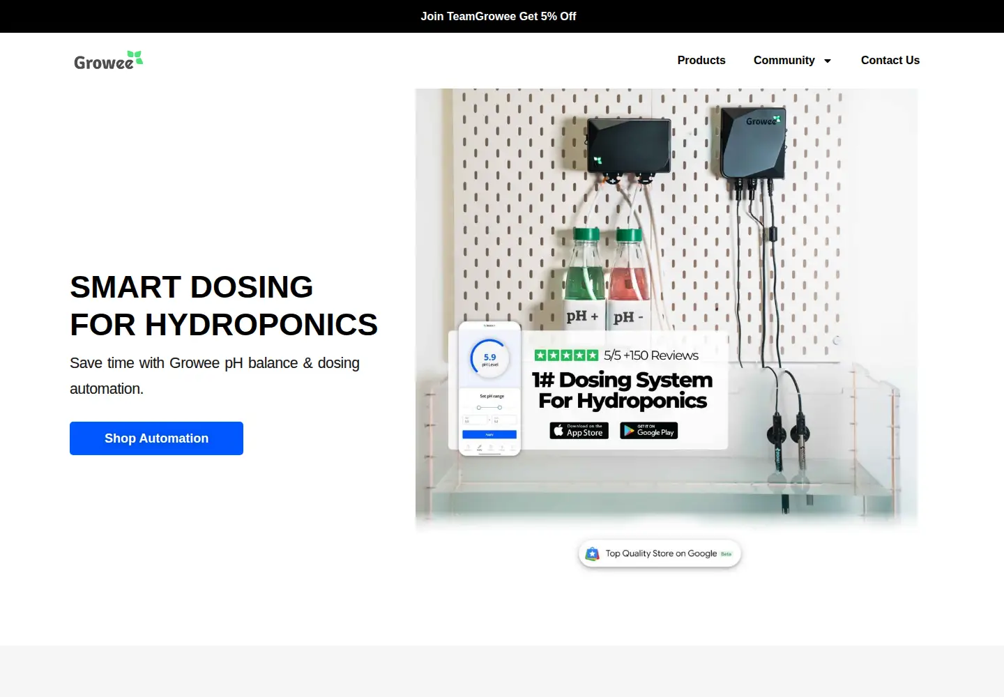 Screenshot of getgrowee.com
