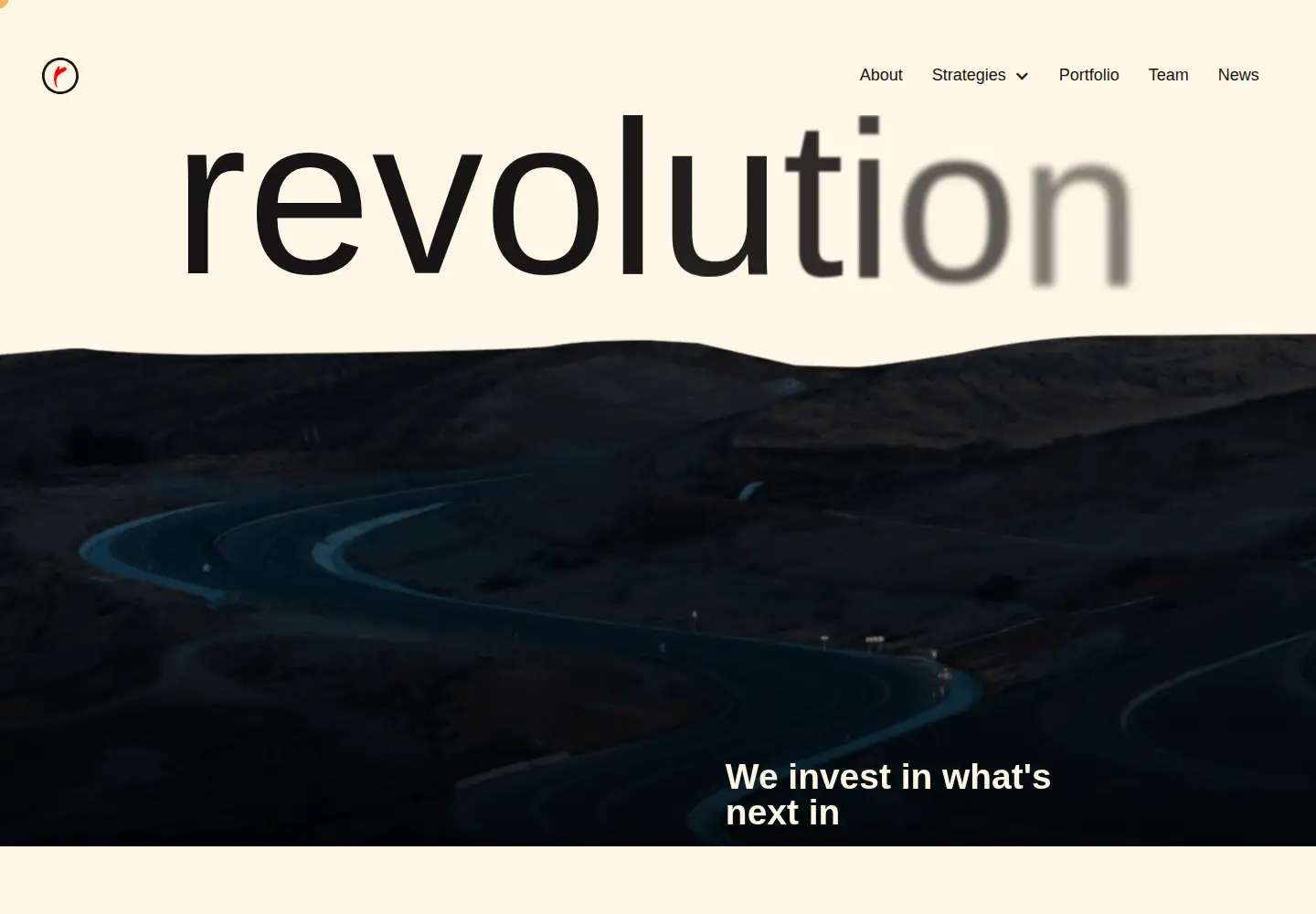 Captured homepage of revolution.com in the current scan
