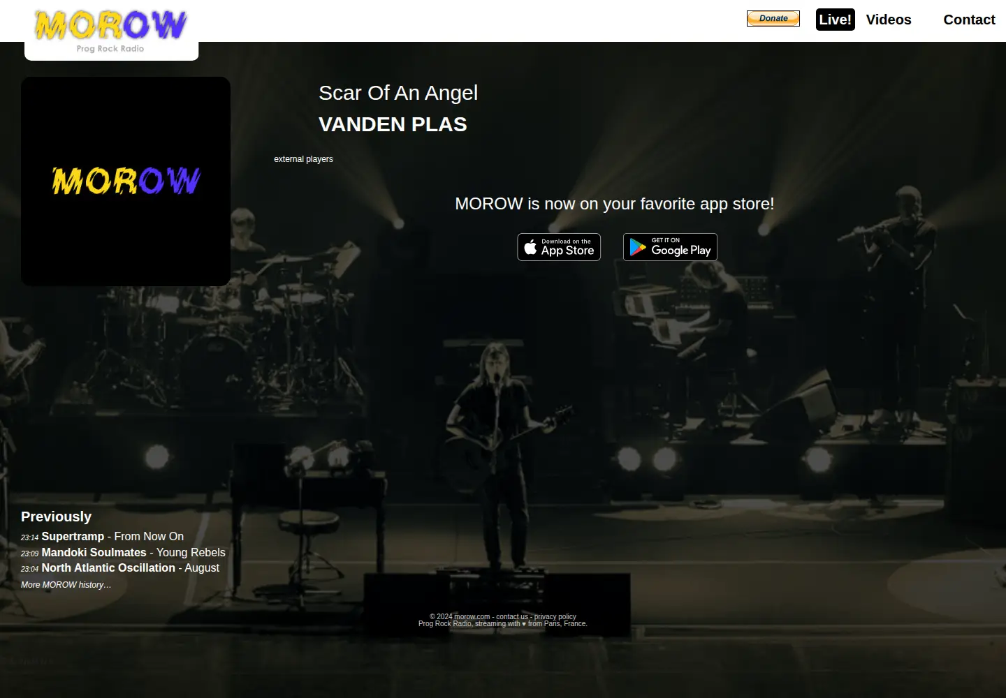 Screenshot of morow.com