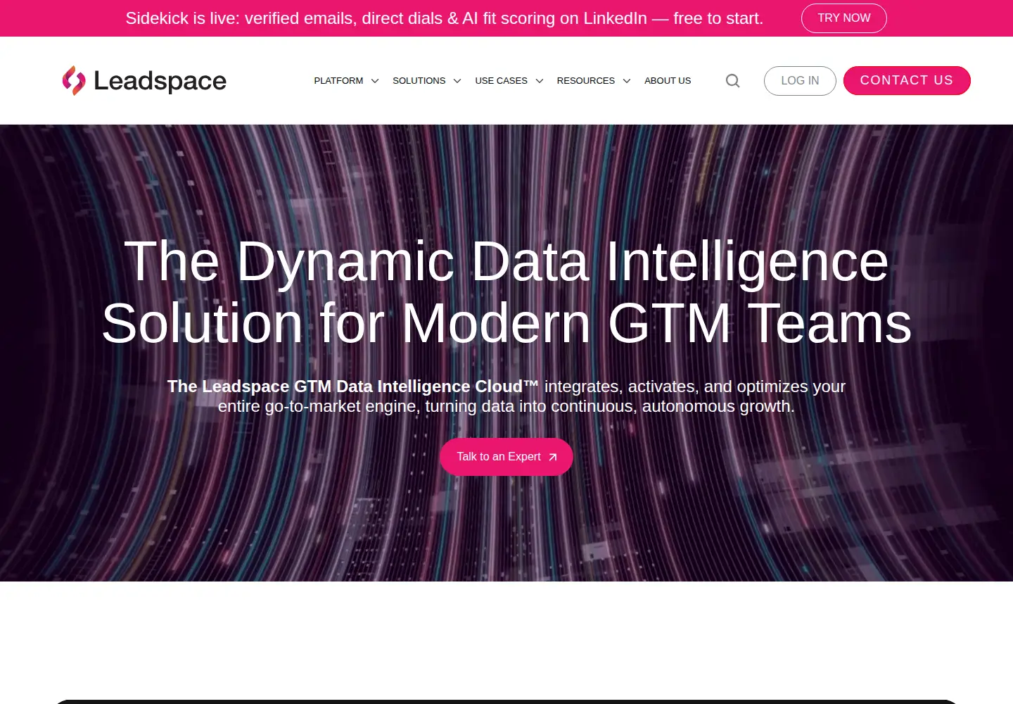Screenshot of leadspace.com