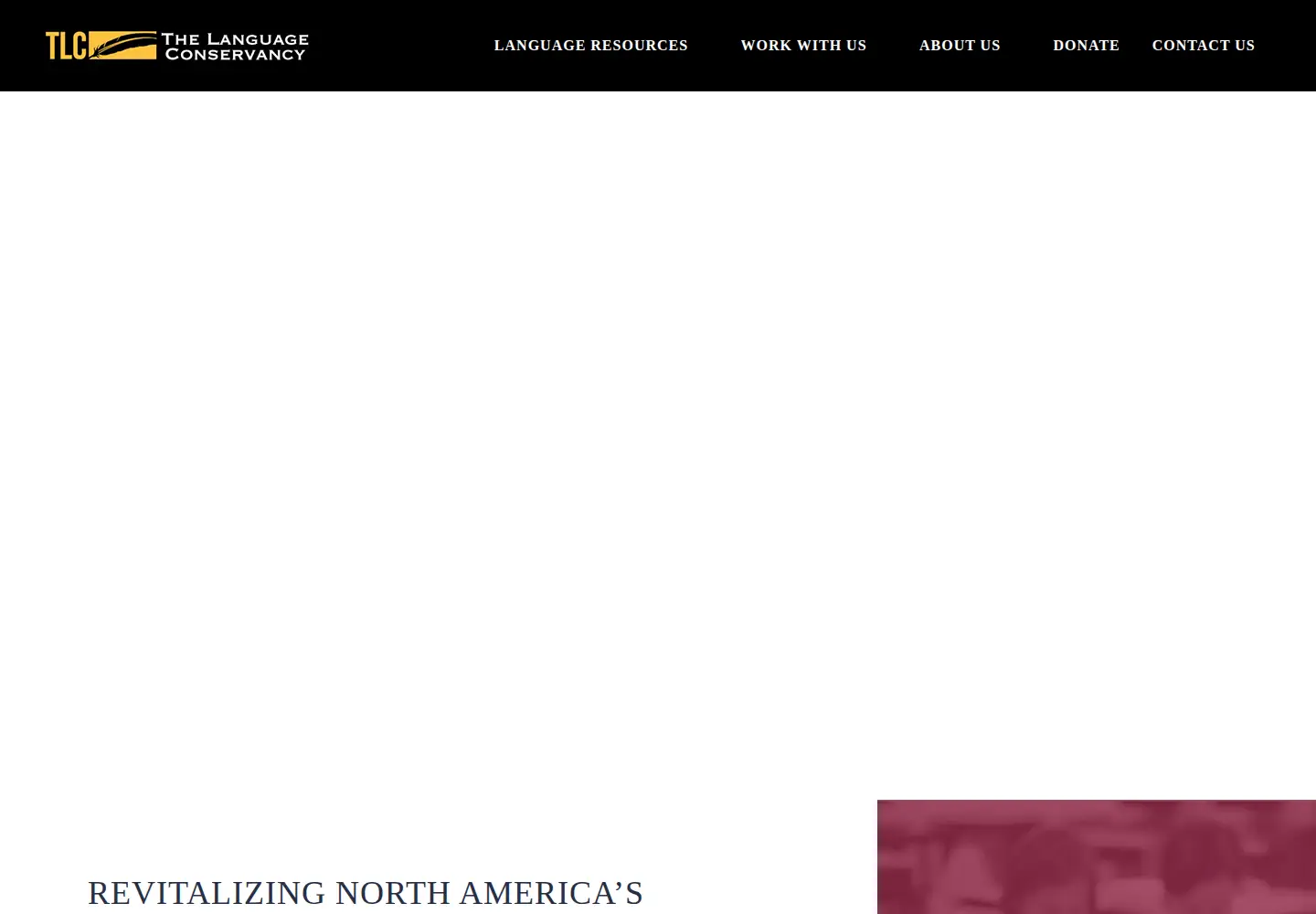 Screenshot of languageconservancy.org