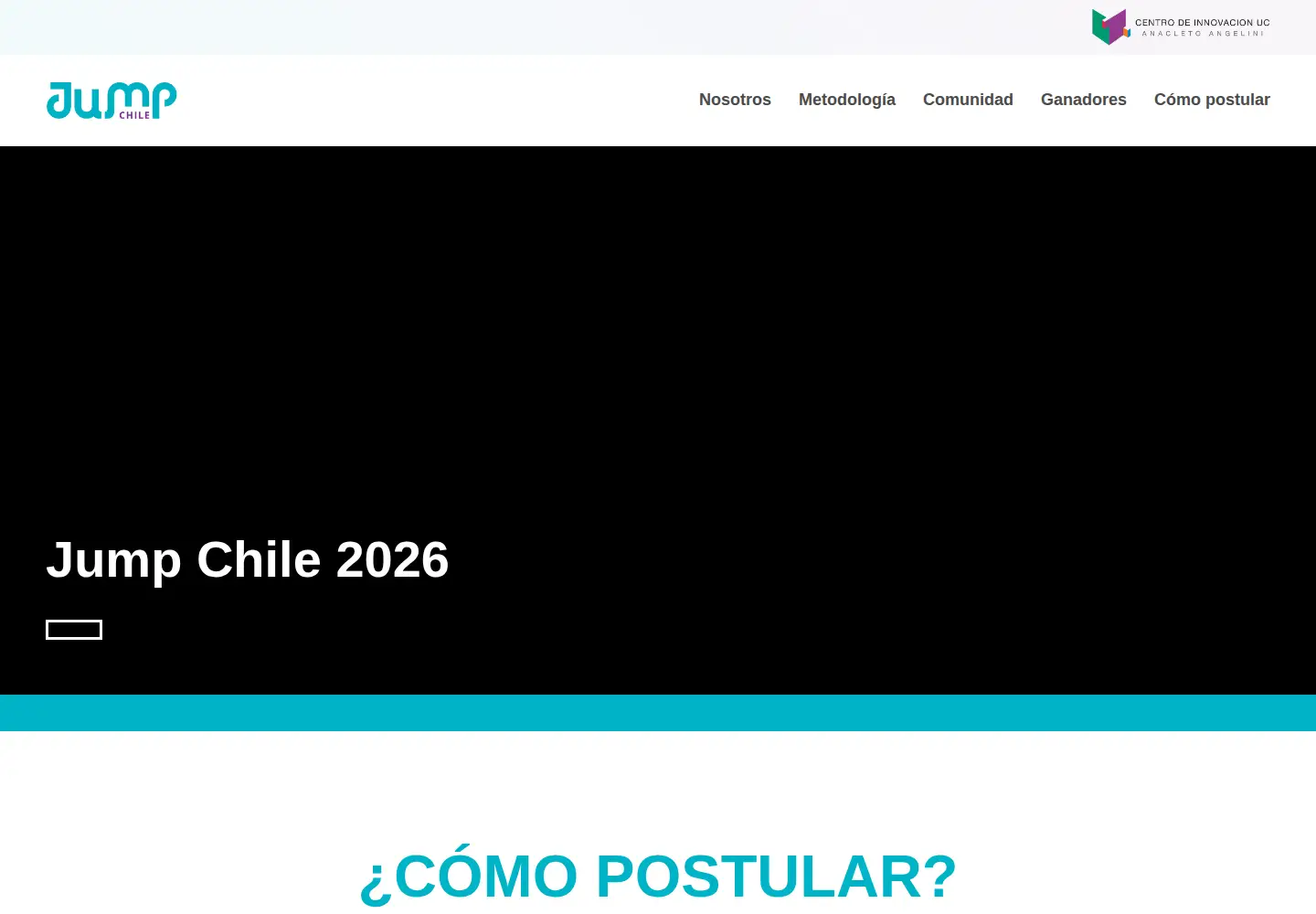 Captured homepage of jumpchile.com in the current scan