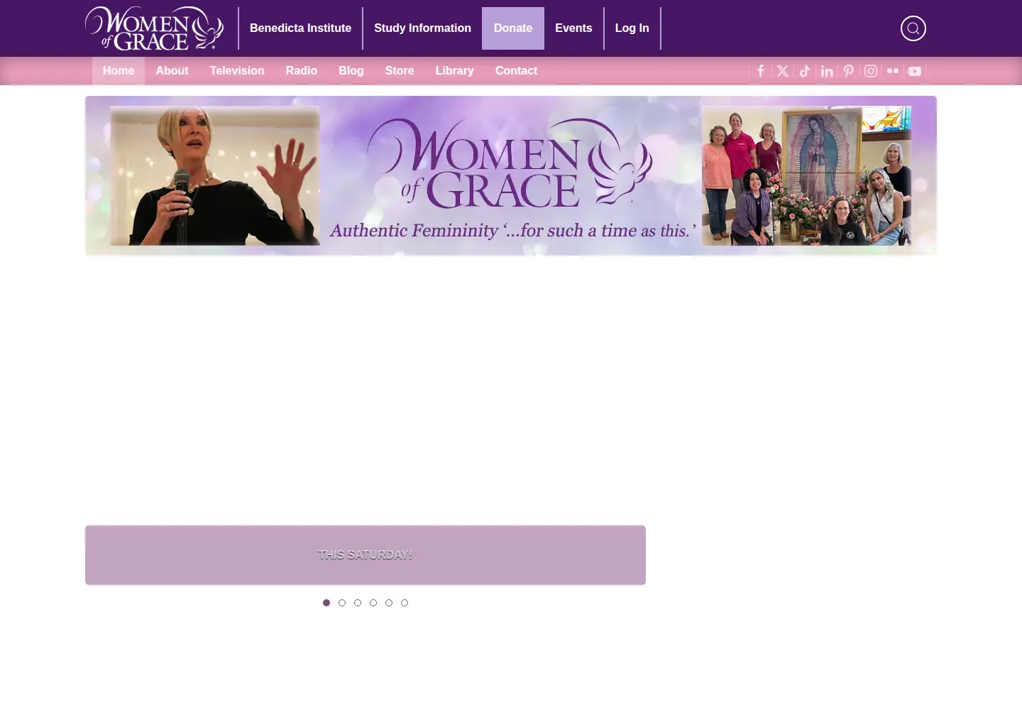 Screenshot of womenofgrace.com