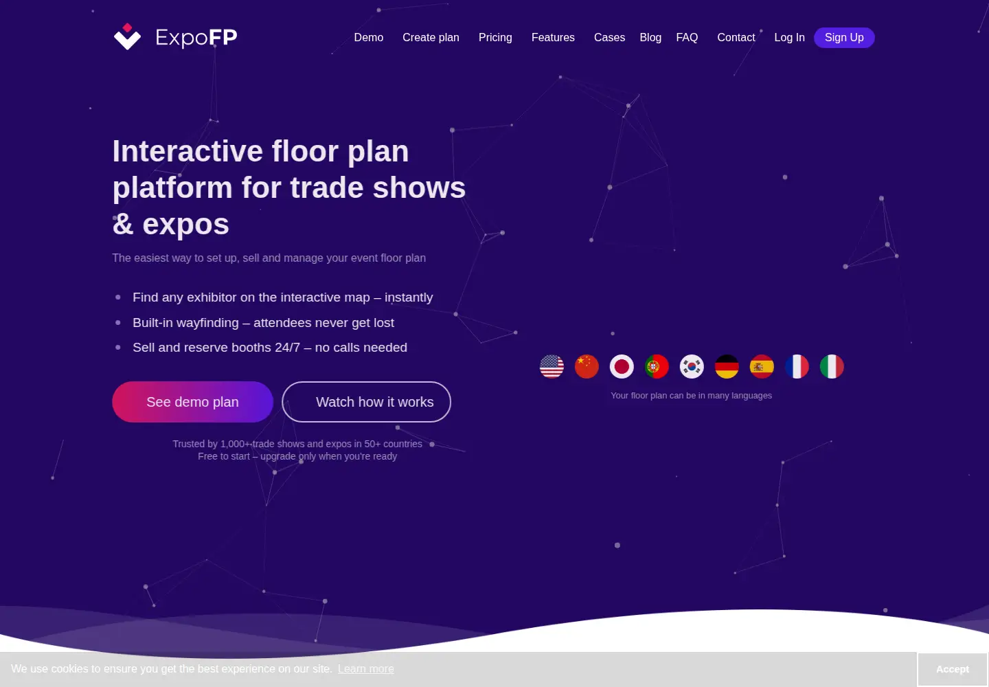Screenshot of expofp.com