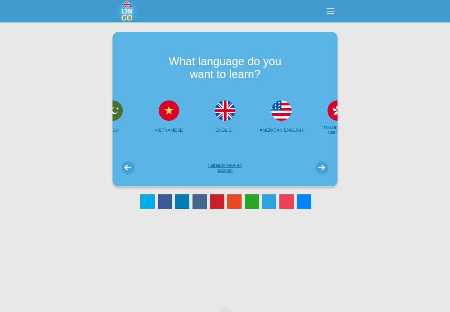 Screenshot of lingo-play.com