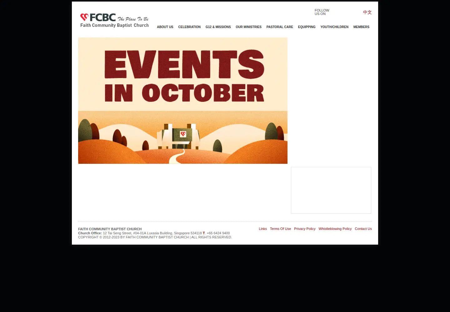 Screenshot of fcbc.org.sg