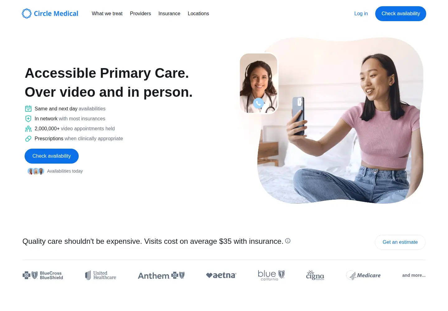 Screenshot of circlemedical.com