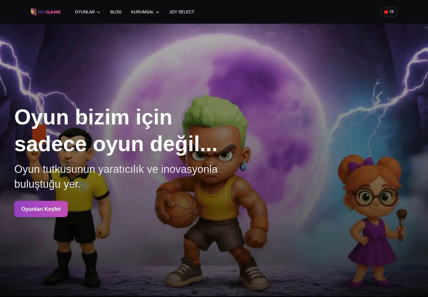 Captured homepage of joygame.com in the current scan