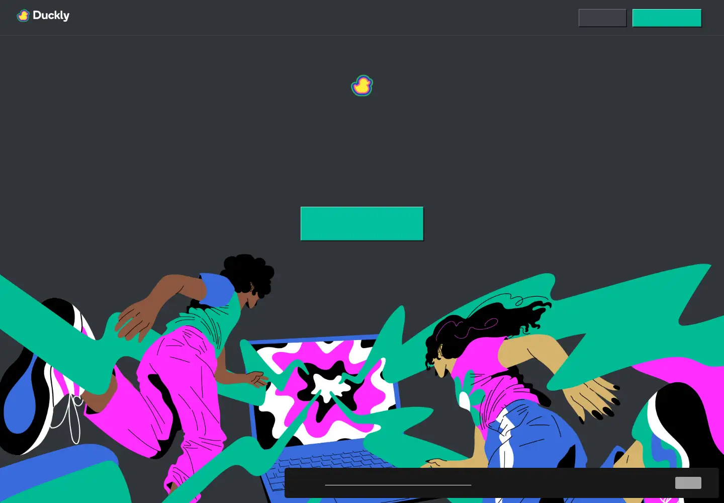 Screenshot of gitduck.com