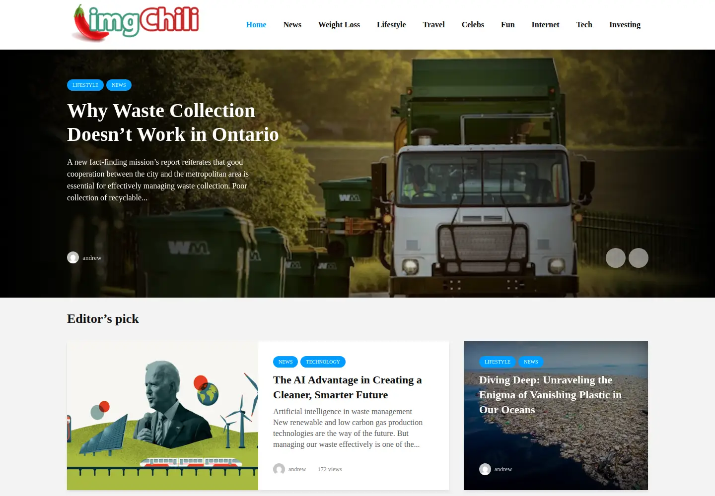 Screenshot of imgchili.com