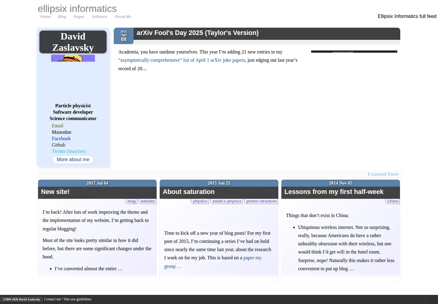Screenshot of ellipsix.net