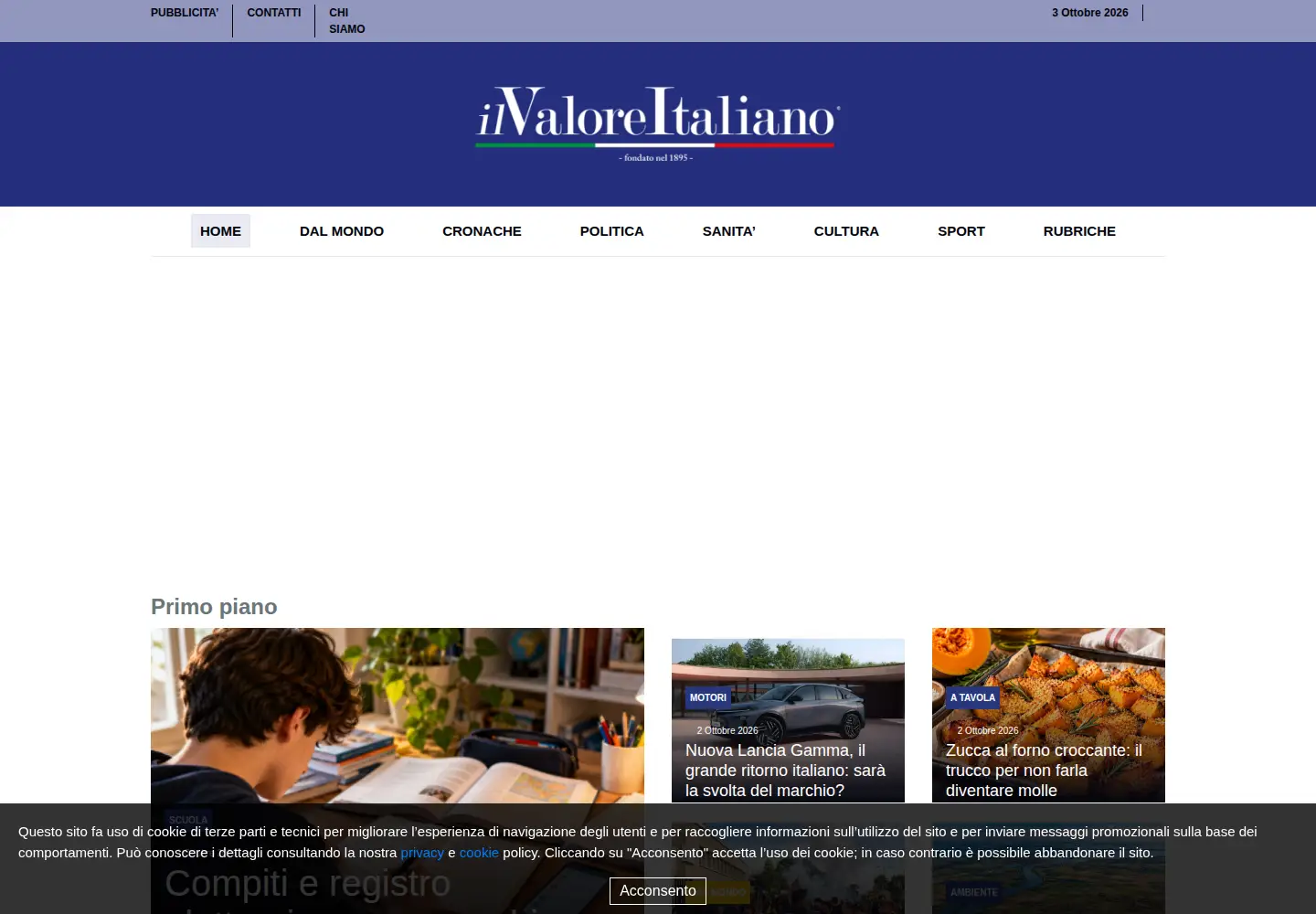 Screenshot of ilvaloreitaliano.it