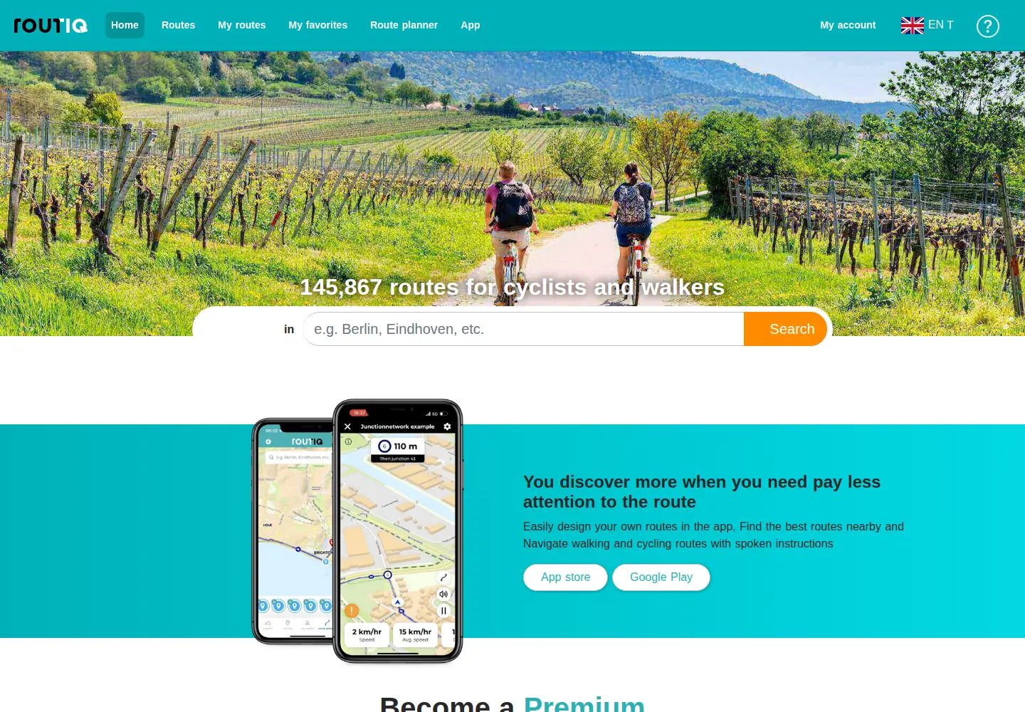 Screenshot of routiq.com