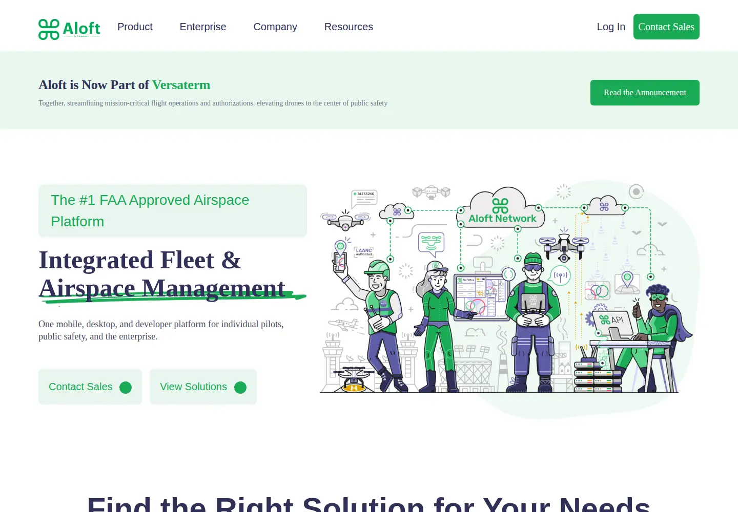 Screenshot of aloft.ai