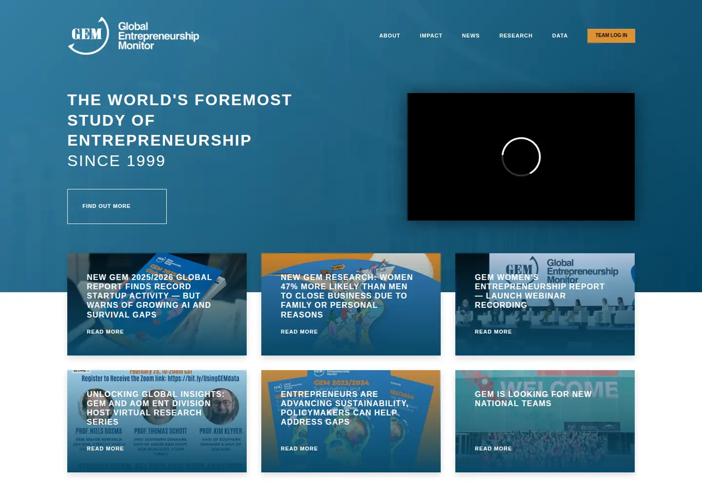 Screenshot of gemconsortium.org