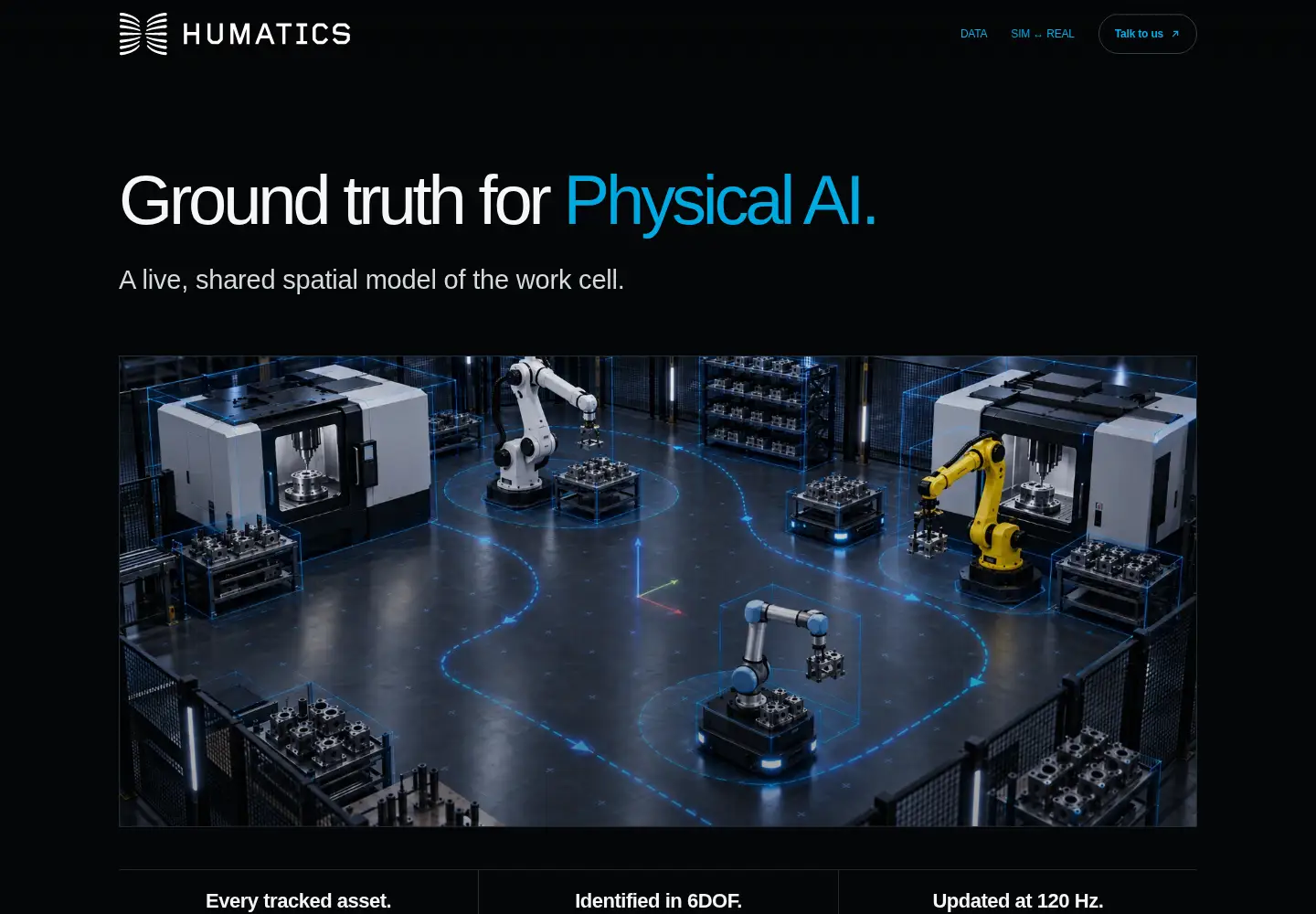 Screenshot of humatics.com