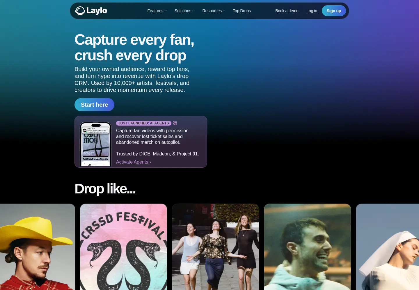 Screenshot of laylo.com
