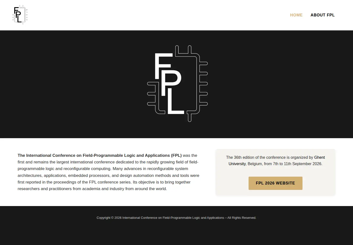 Captured homepage of fpl.org in the current scan