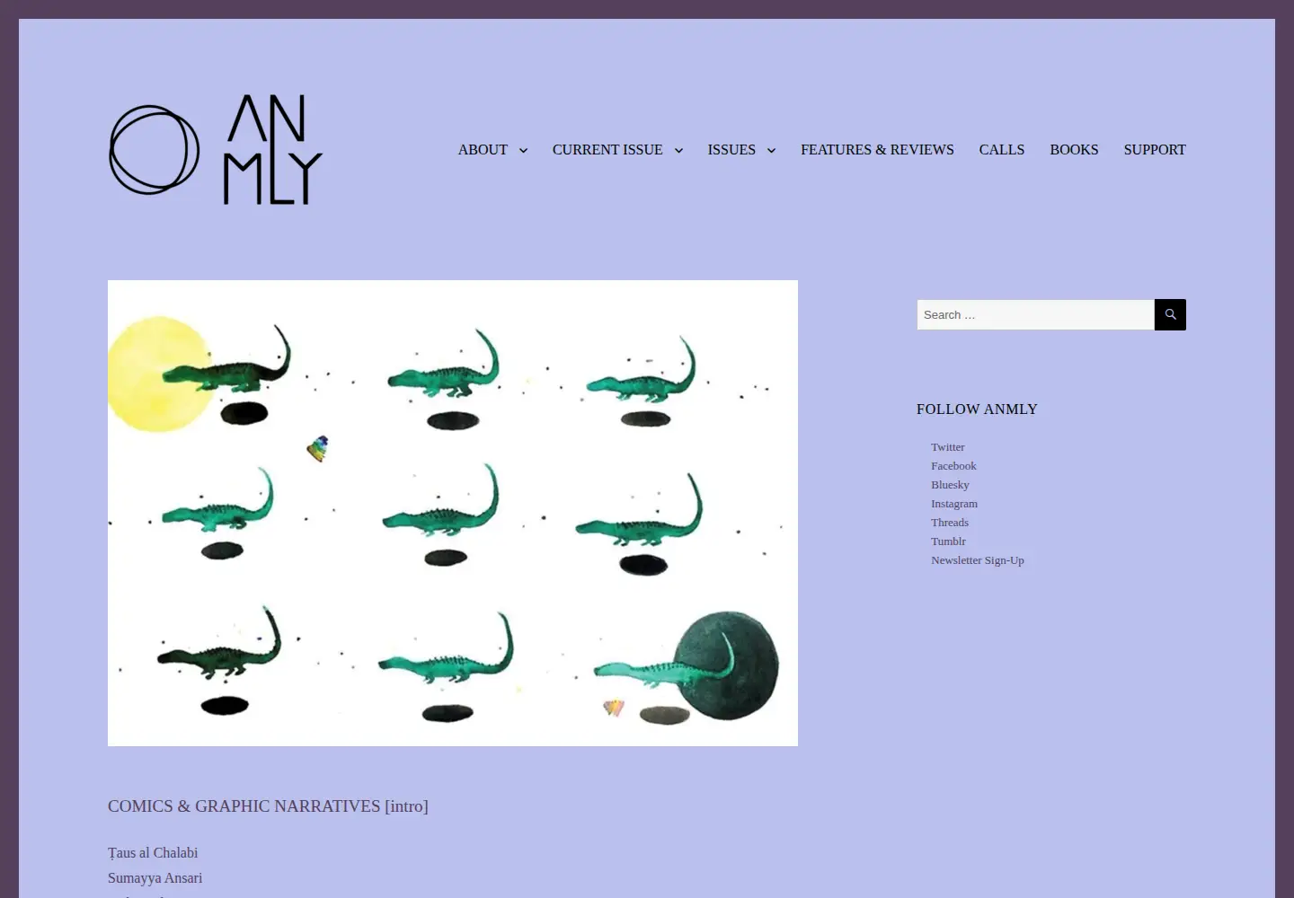 Screenshot of anmly.org