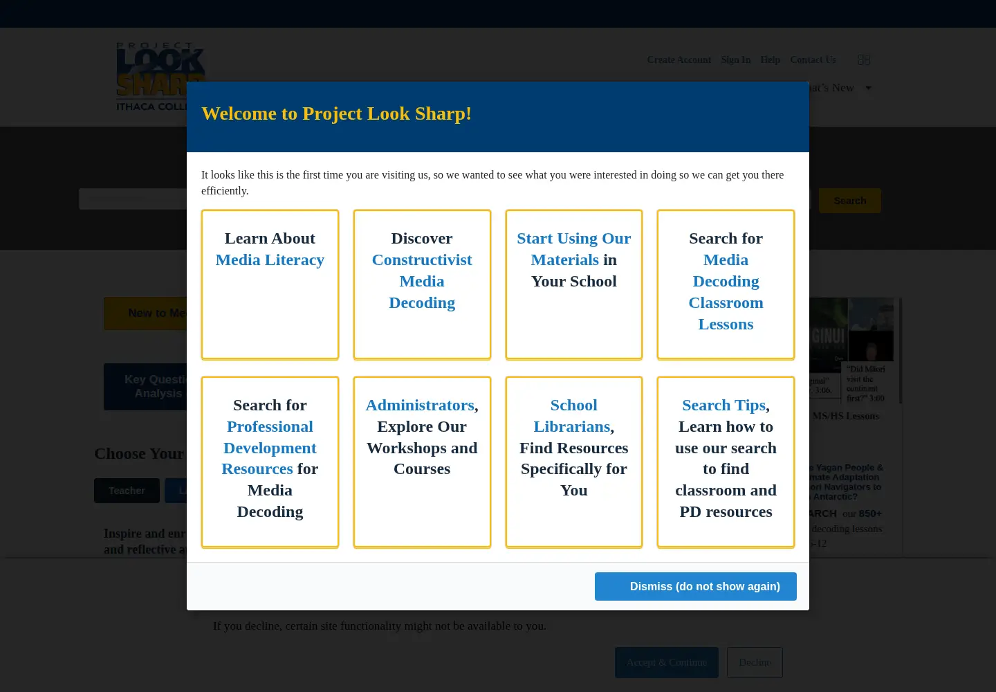 Captured homepage of projectlooksharp.org in the current scan