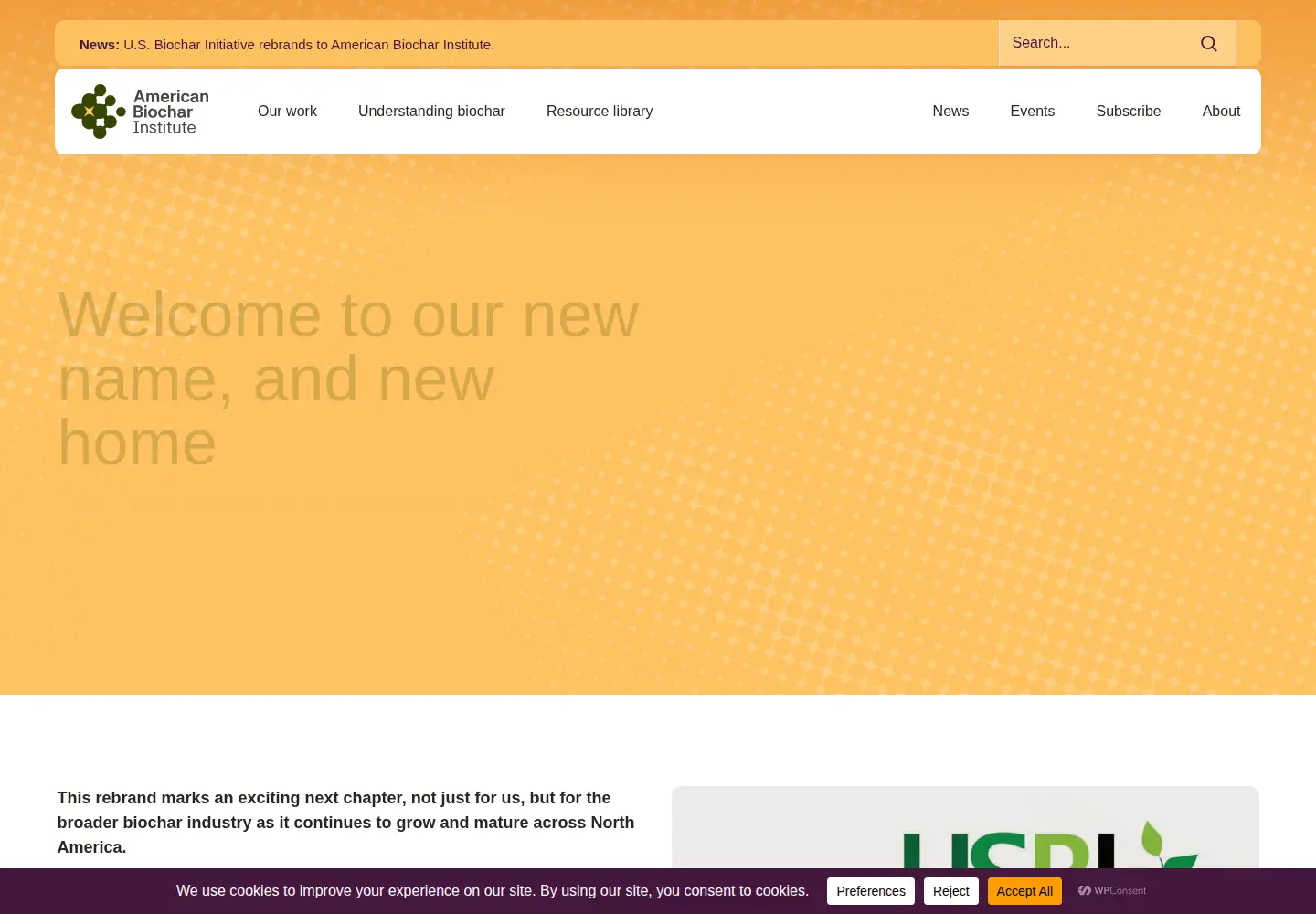 Screenshot of biochar-us.org