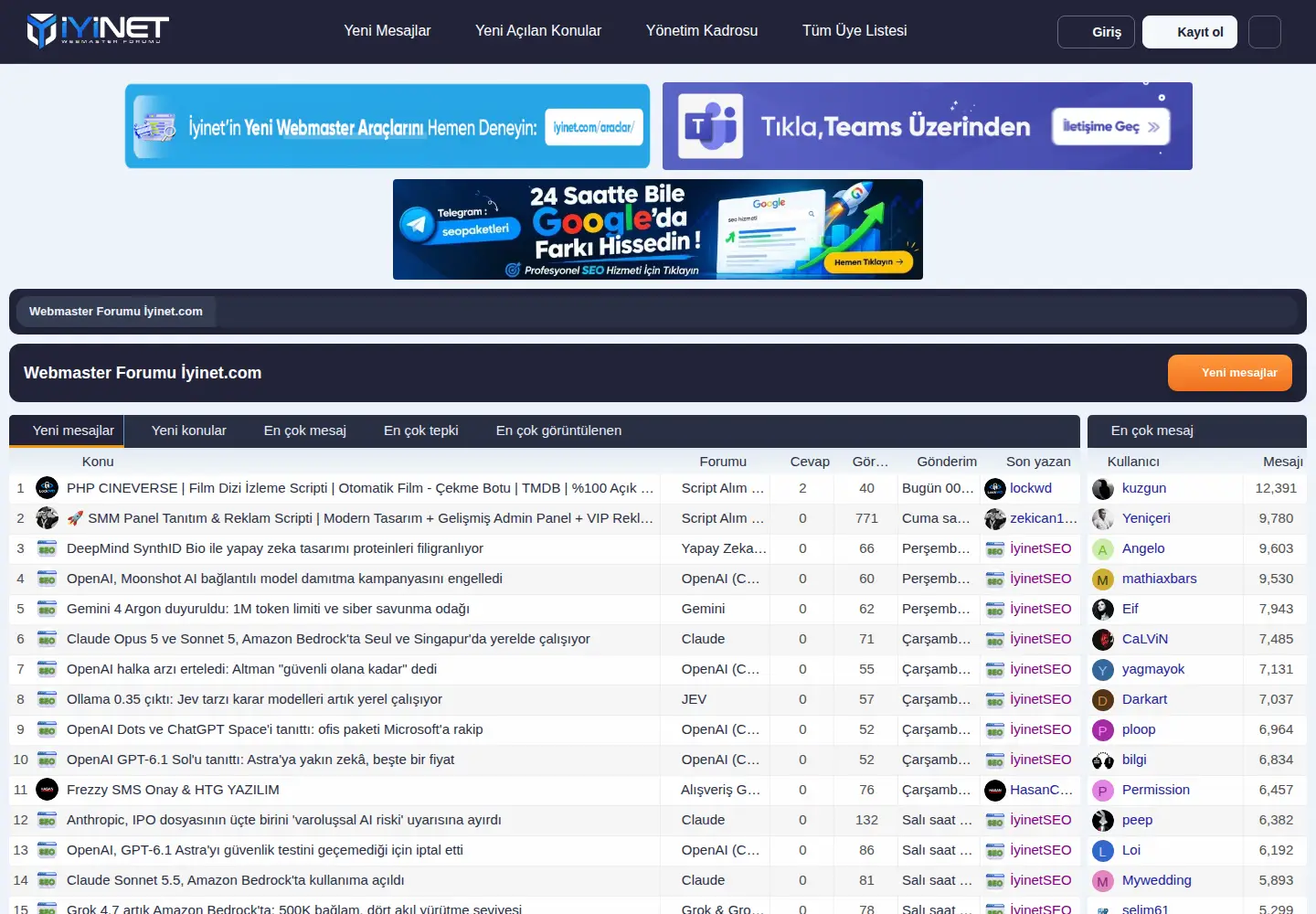 Screenshot of iyinet.com