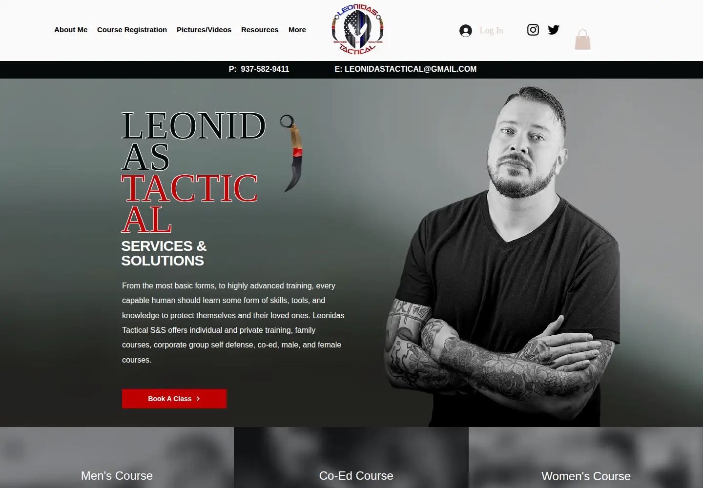Screenshot of leonidastacticalss.com
