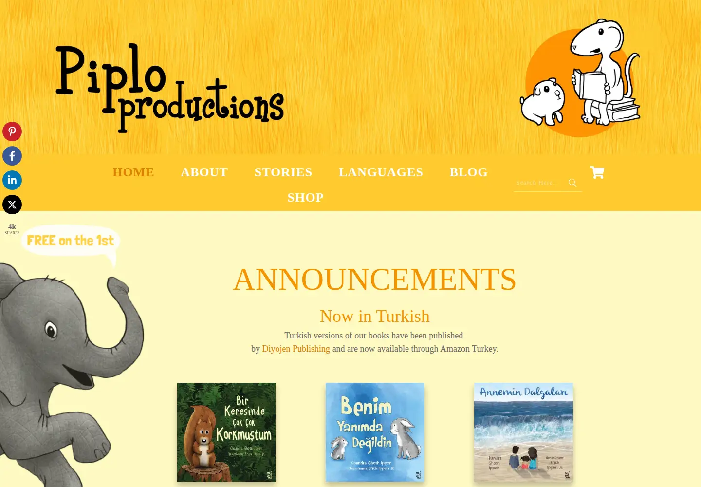 Screenshot of piploproductions.com