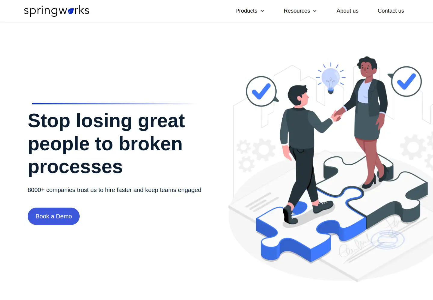 Screenshot of springworks.in