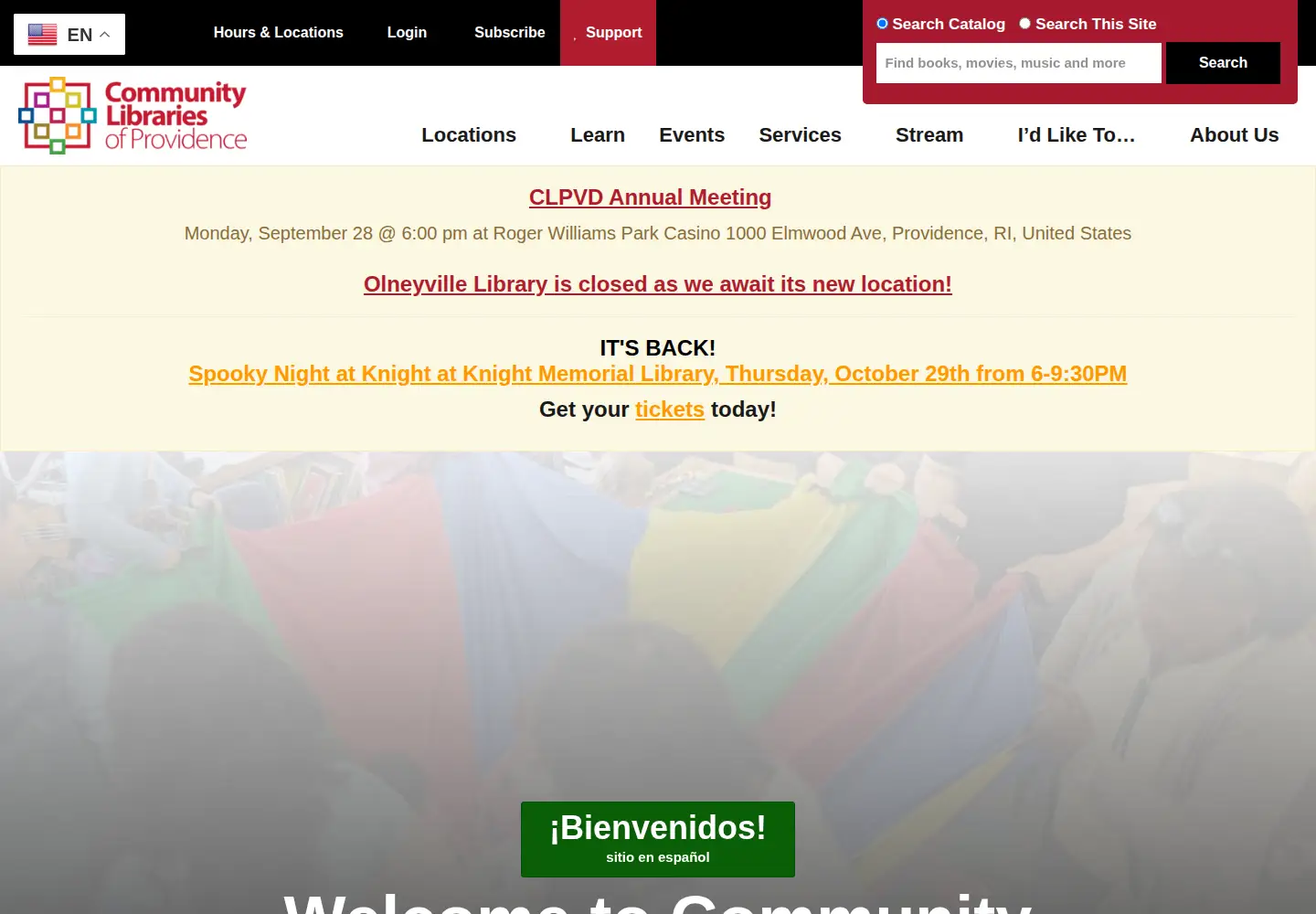 Screenshot of clpvd.org