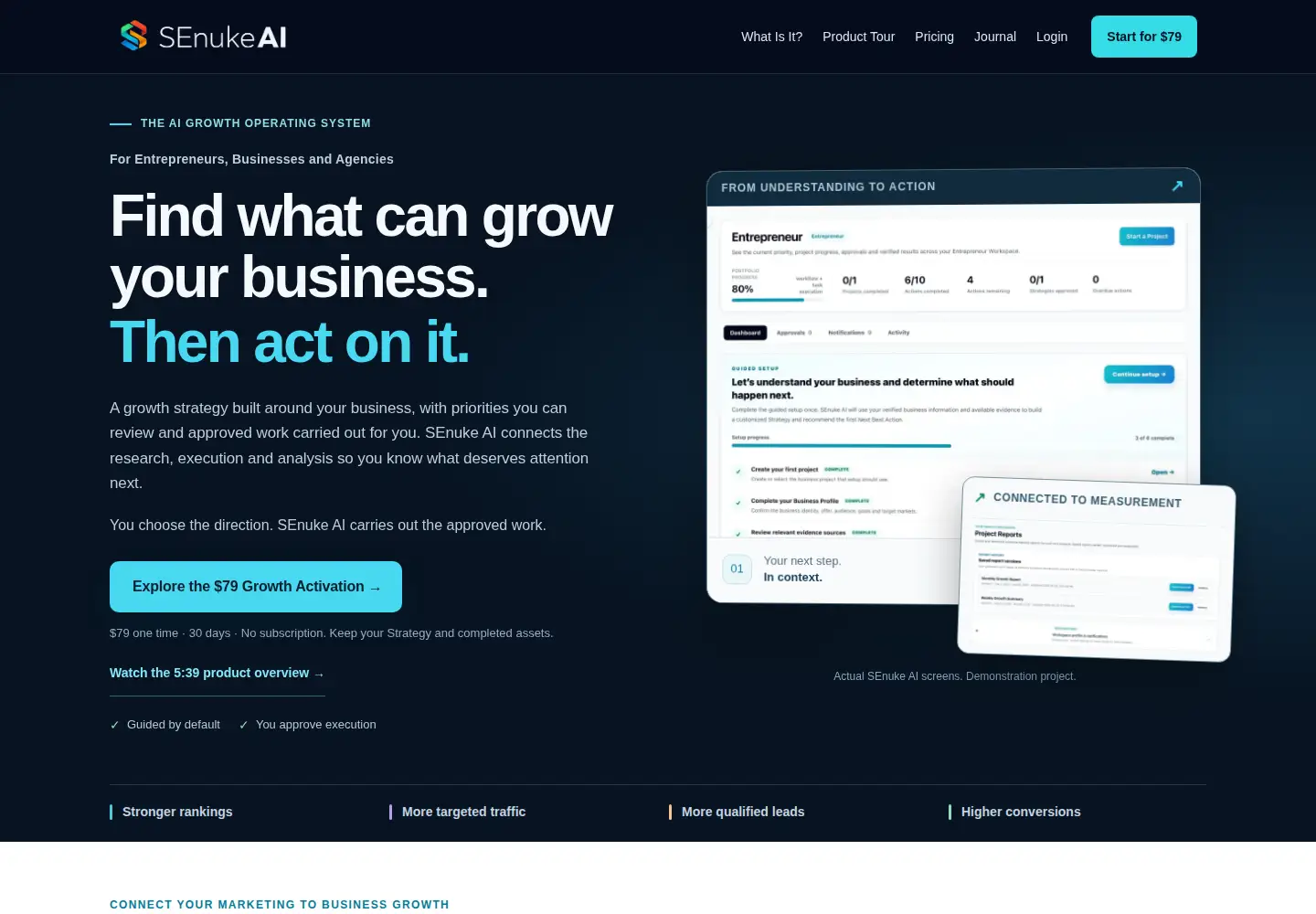 Screenshot of senuke.com
