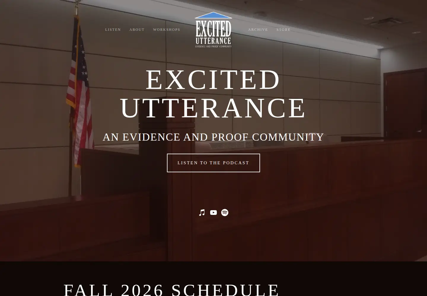Screenshot of excitedutterance.com