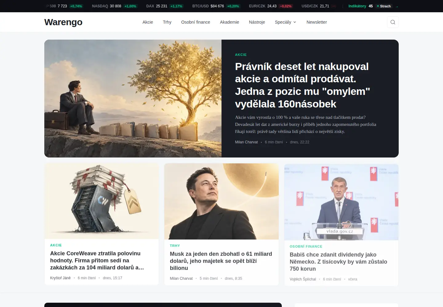 Screenshot of warengo.com