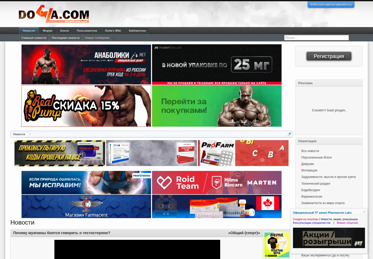 Captured homepage of do4a.pro in the current scan