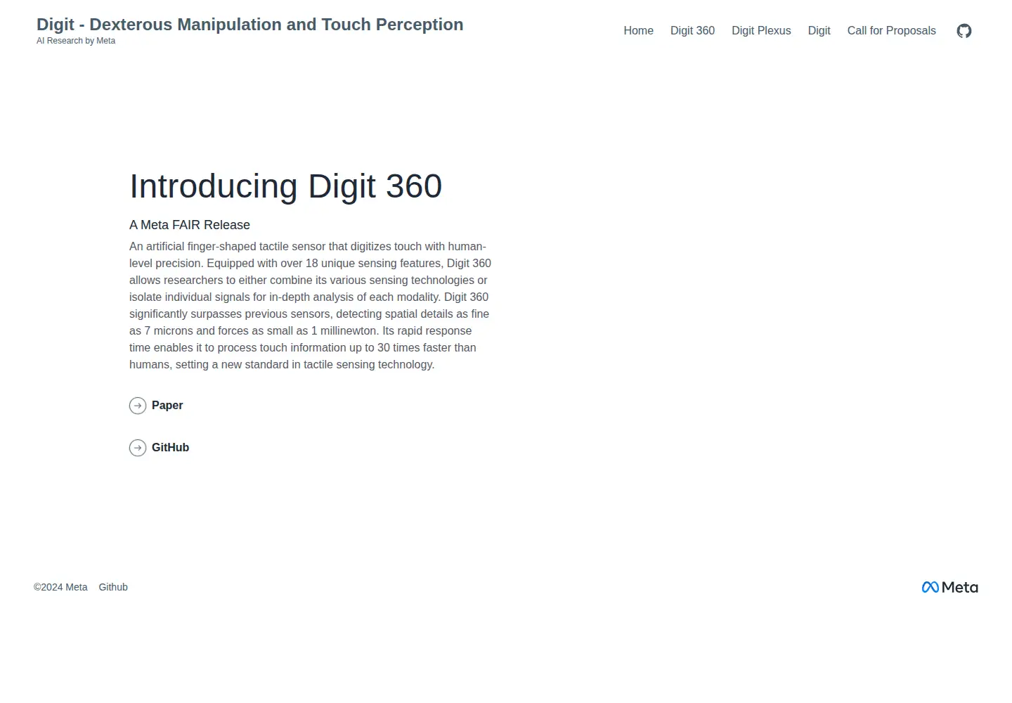 Captured homepage of digit.ml in the current scan