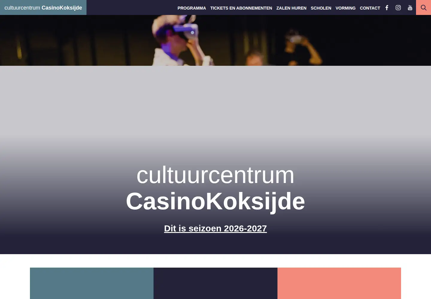 Screenshot of casinokoksijde.be