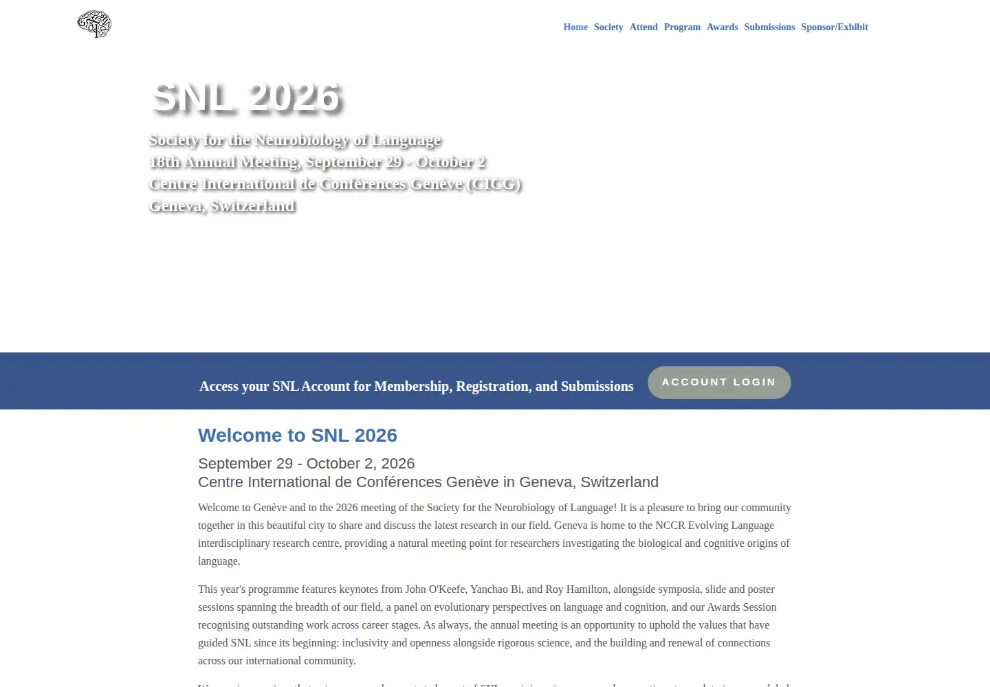Screenshot of neurolang.org
