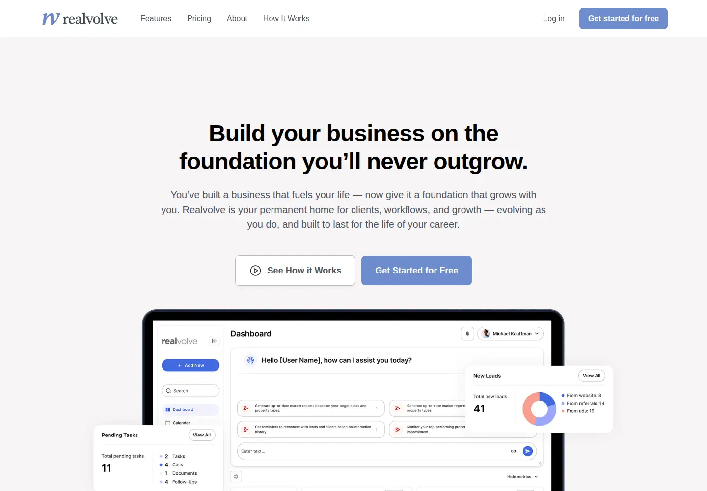 Screenshot of realvolve.com