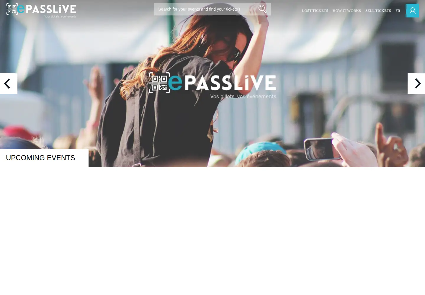 Screenshot of epasslive.com