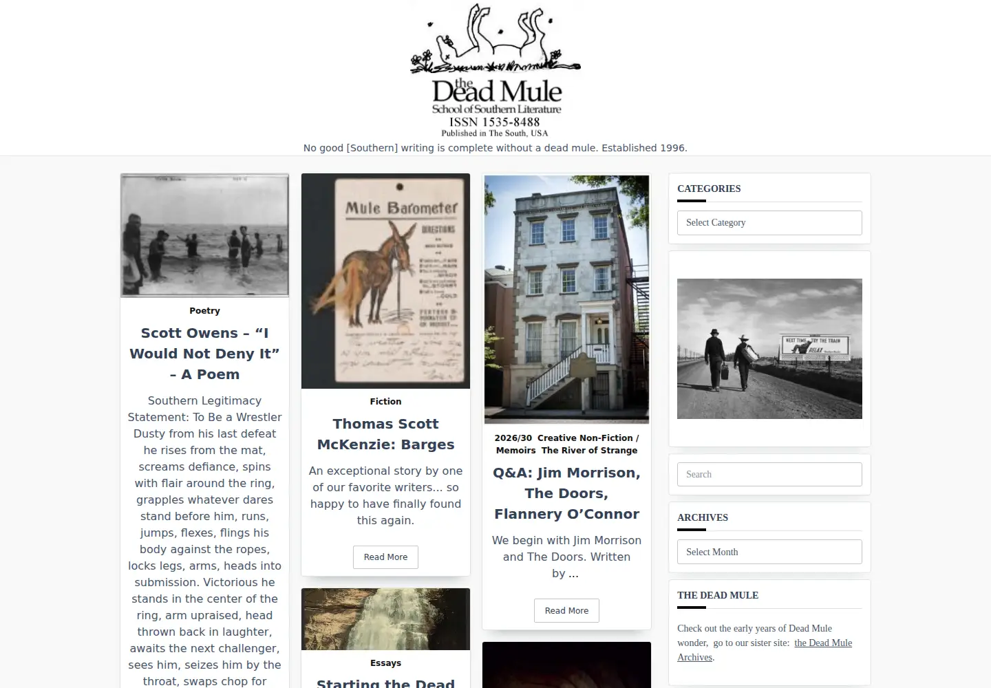 Screenshot of deadmule.com