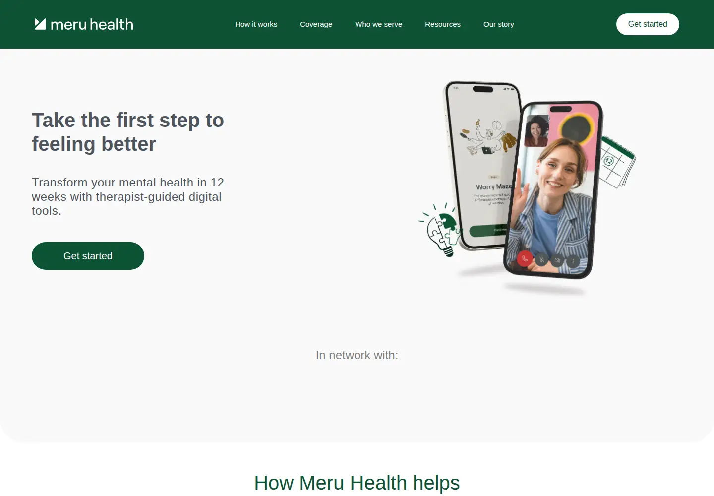 Screenshot of meruhealth.com