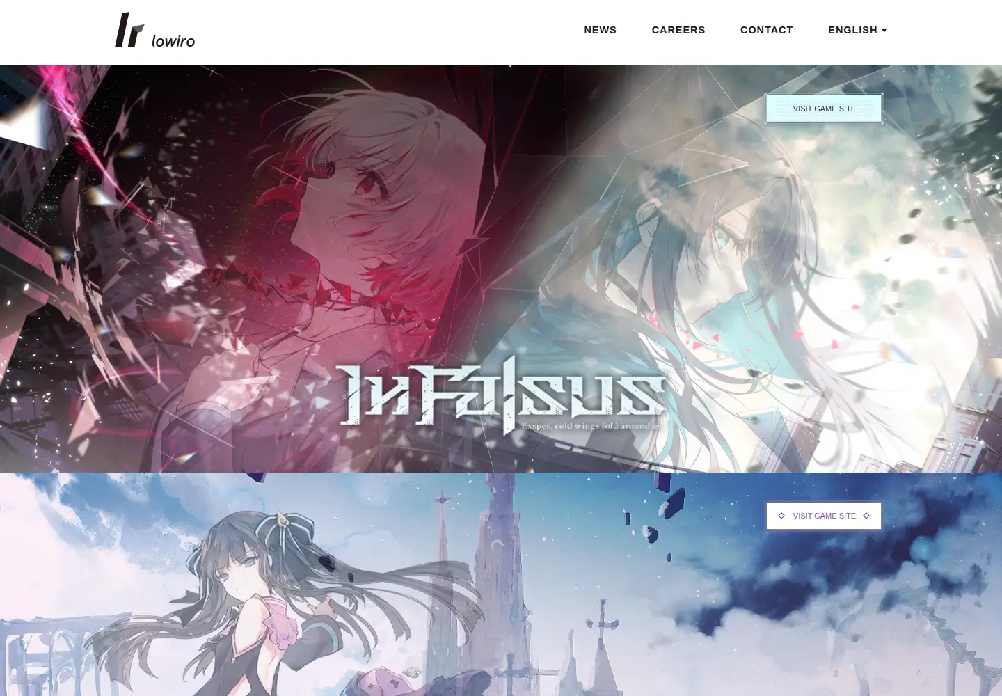 Screenshot of lowiro.com