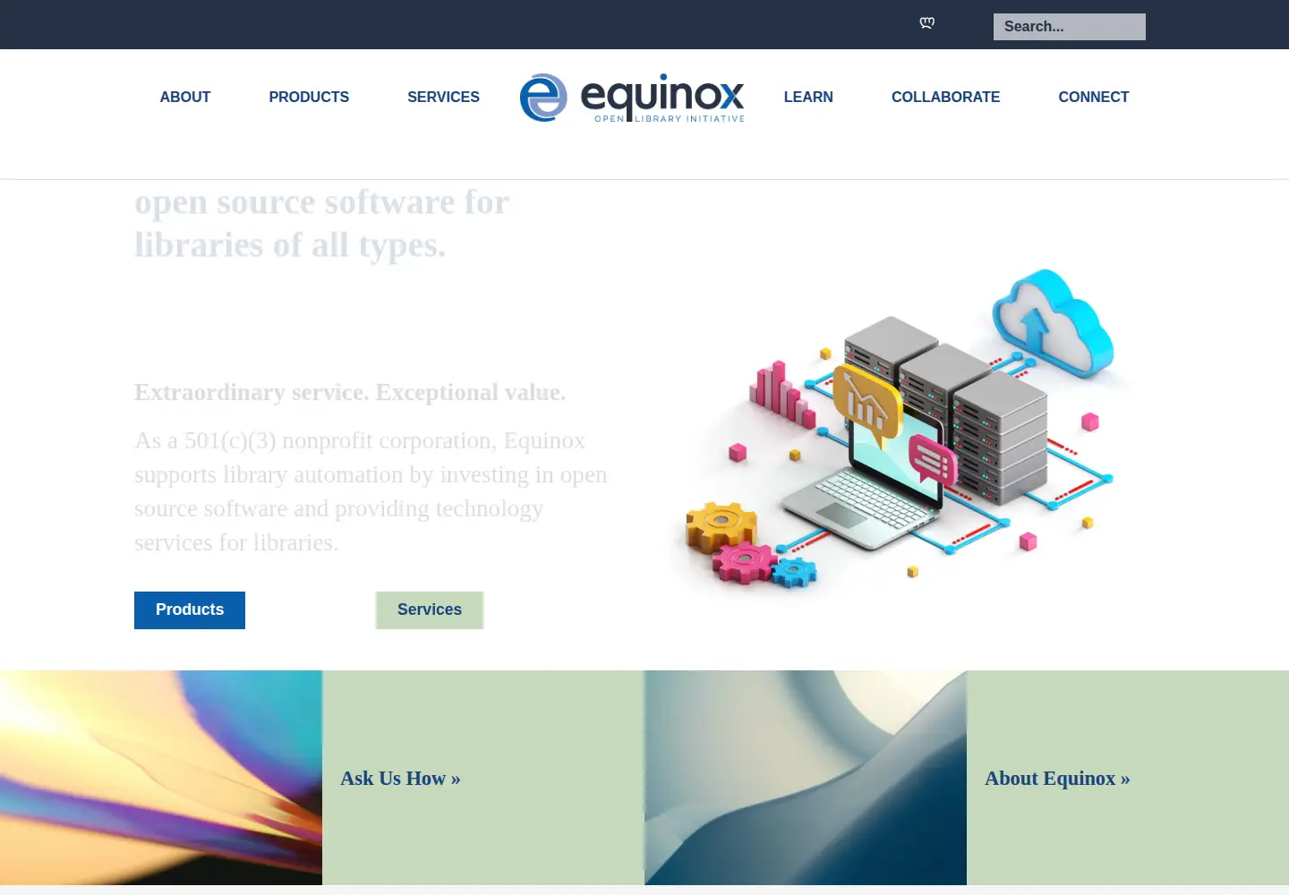 Screenshot of equinoxoli.org