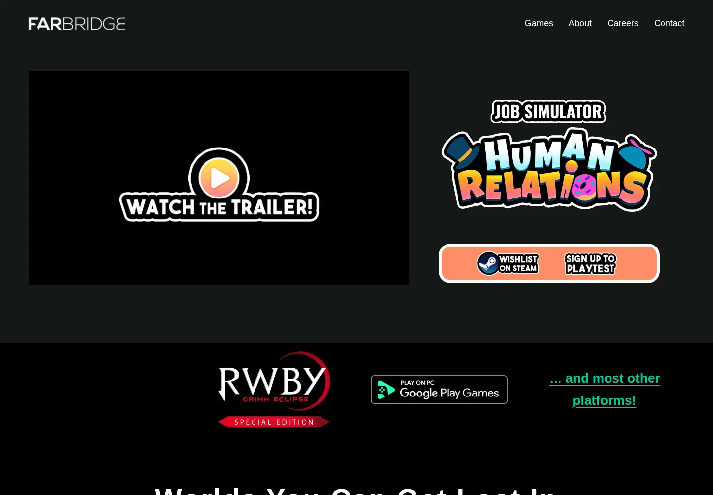 Screenshot of farbridge.com