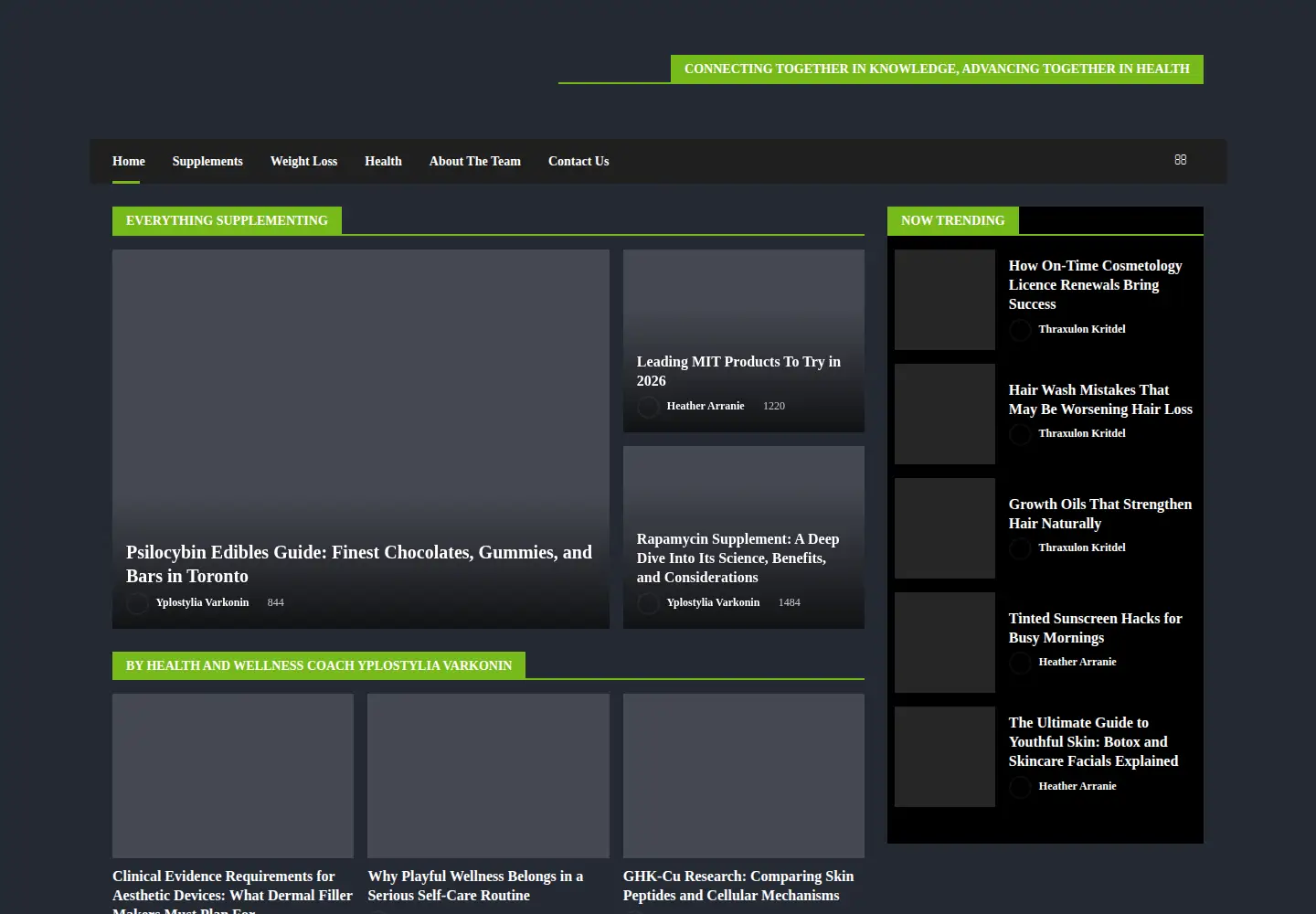 Screenshot of healthsciencesforum.com