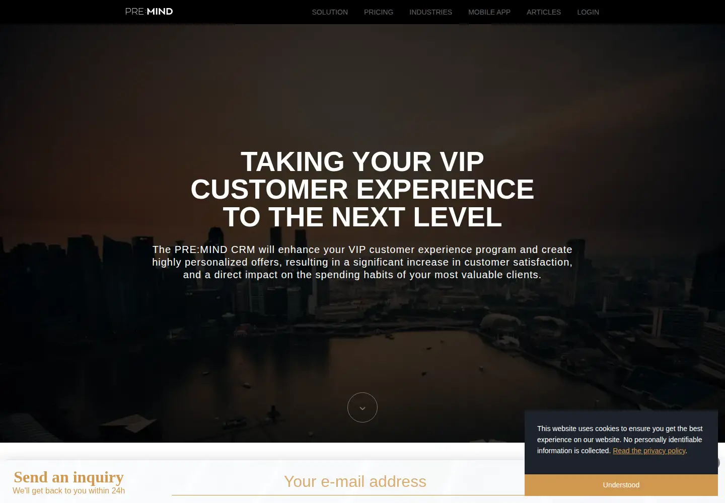 Screenshot of pre-mind.com