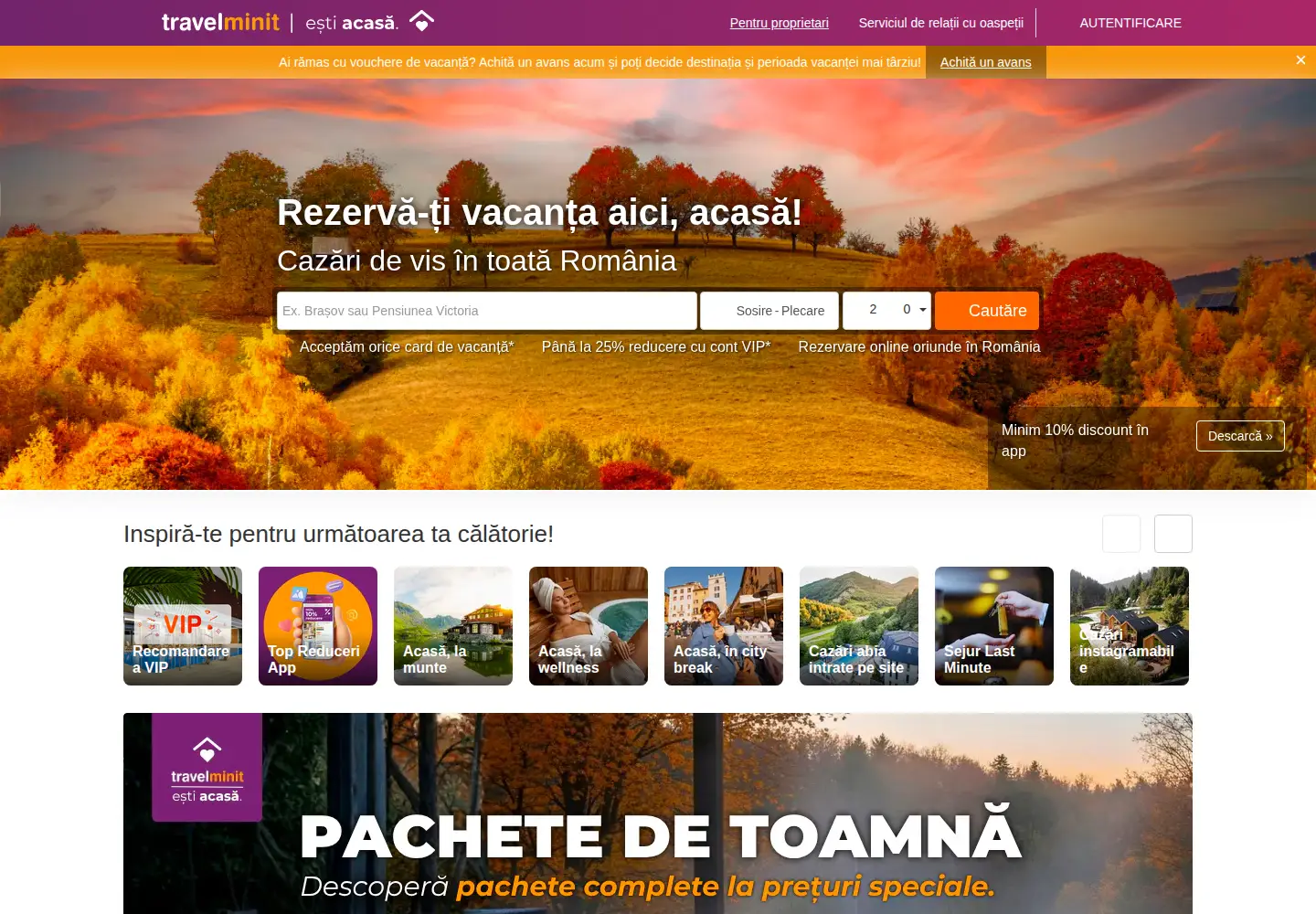Screenshot of travelminit.ro