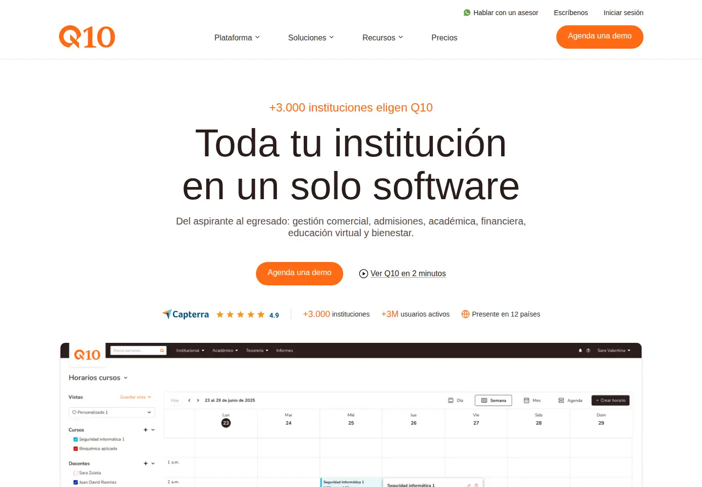 Screenshot of q10.com